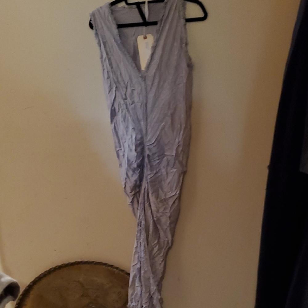 Nwt Sz 4 Jaga Elegant Gray Dress With Slit